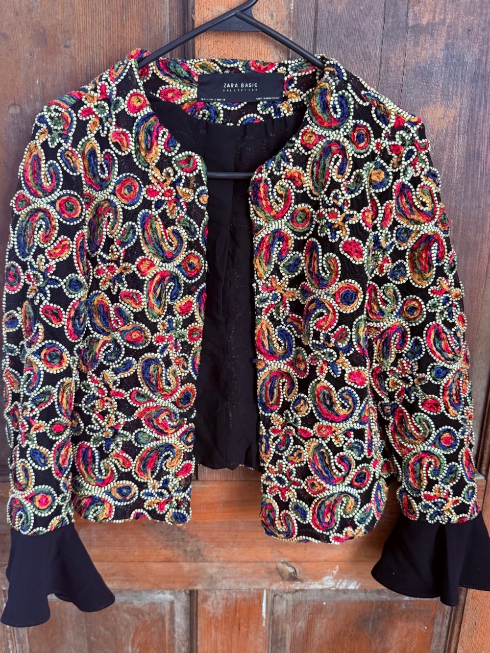 Zara embroidered jacket